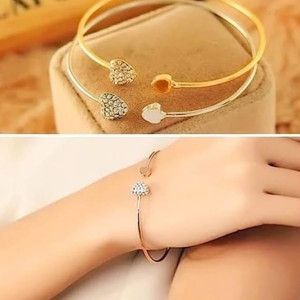 Double Hand Love Bracelet Color Rose Gold